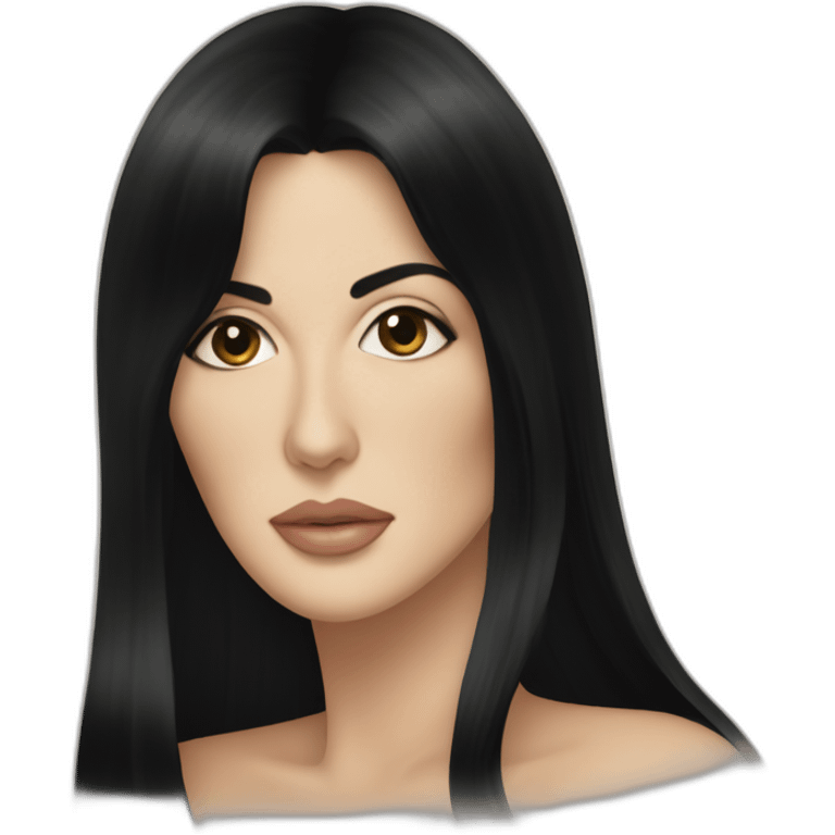 monica bellucci in malena With long black hair emoji