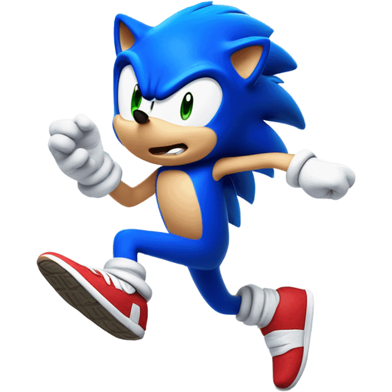 sonic running emoji