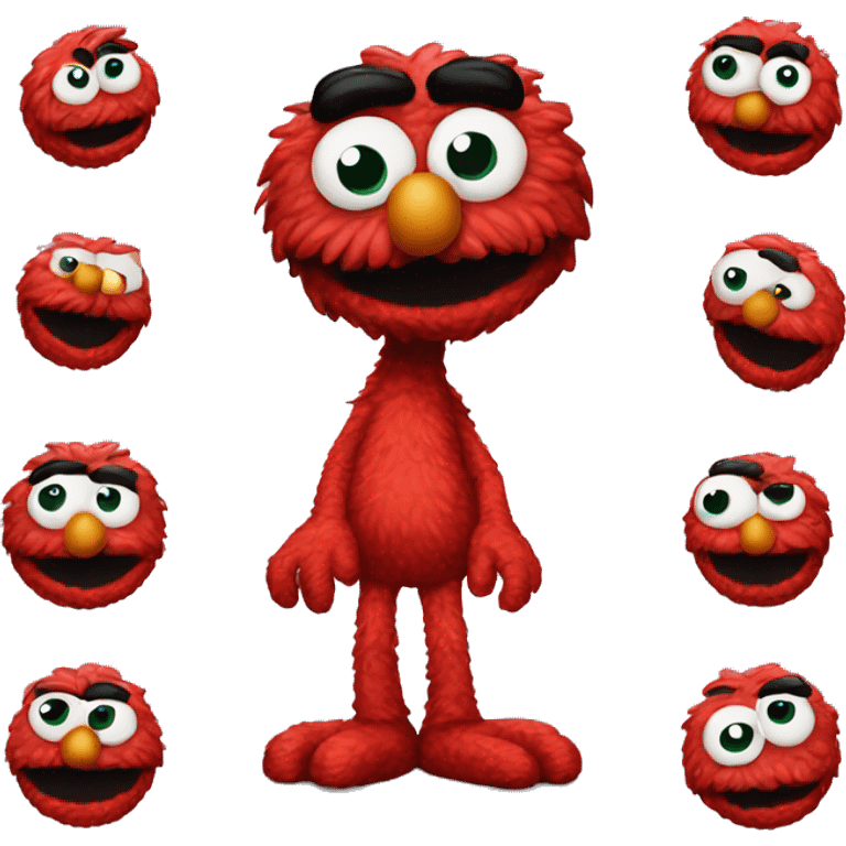 Confused Elmo emoji