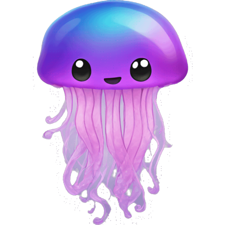 Jellyfish with hearths emoji