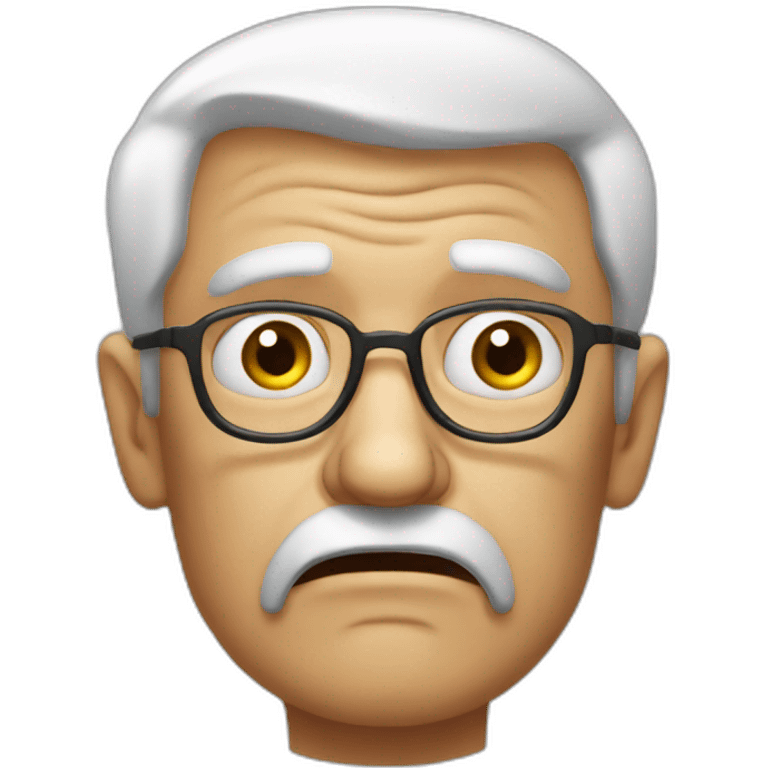 very dissapointed old man emoji