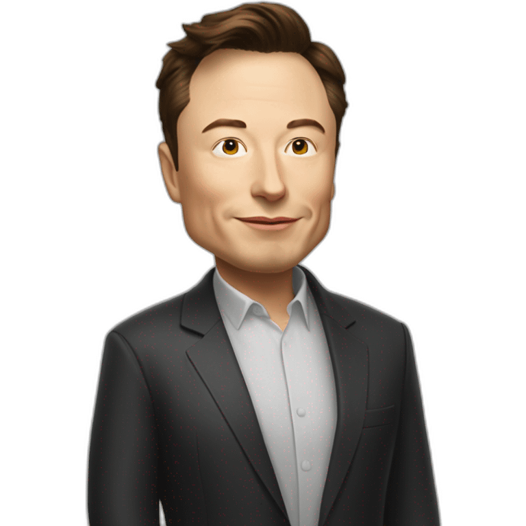 Elon musk mengeant un gateua emoji