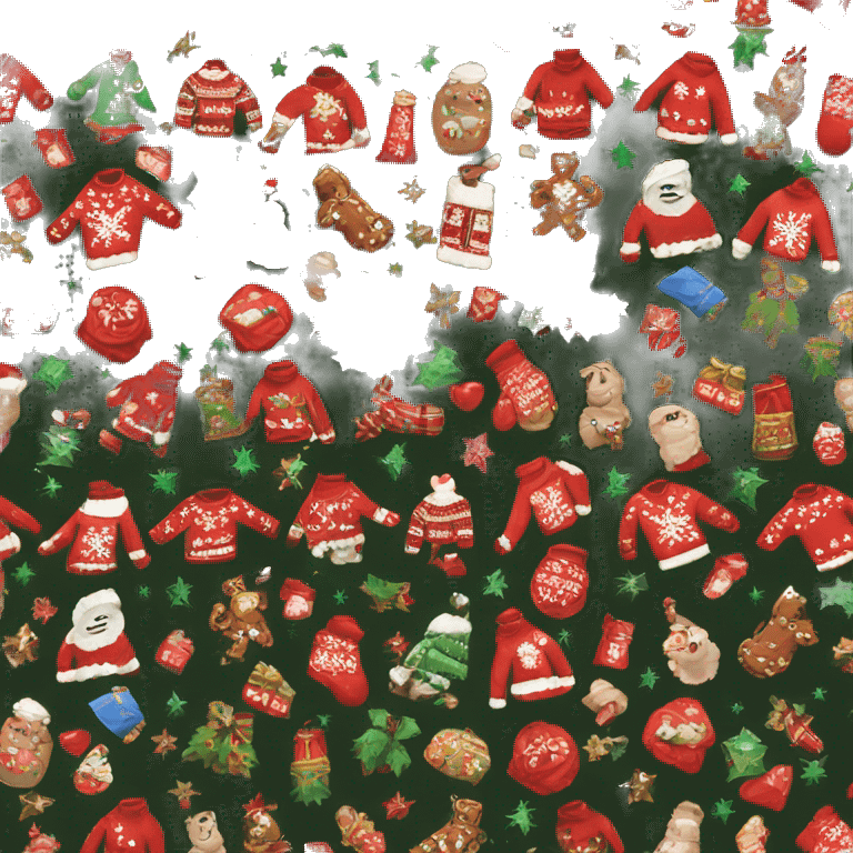 ugly christmas sweater emoji