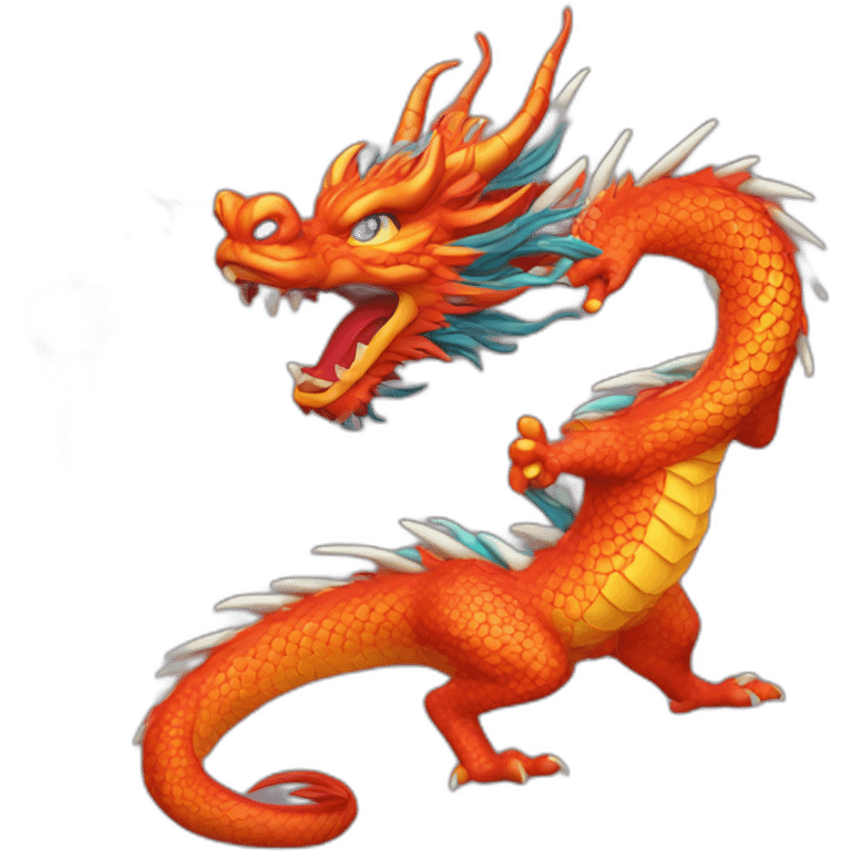 ChineseDragon-with-firecracker emoji