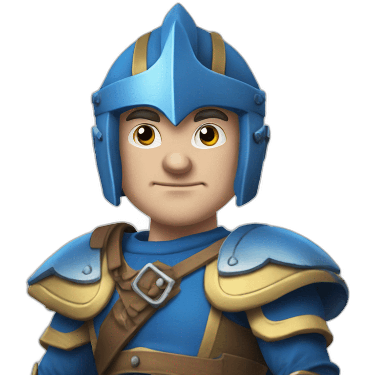 sportacus as a dwarf from dungeons and dragons with axes emoji