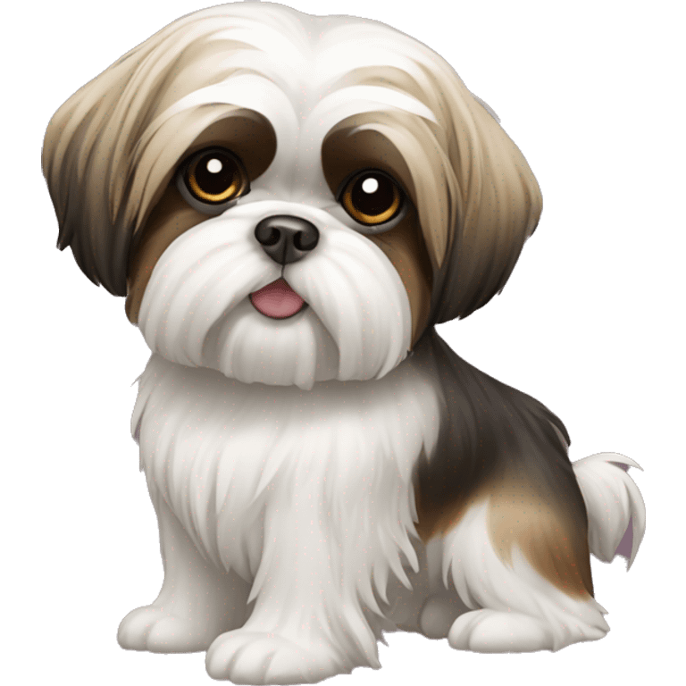 Shih tzu dog emoji