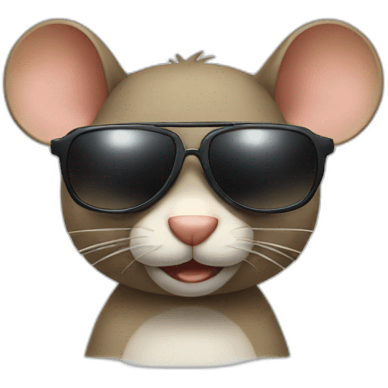 Mouses with sunglasses emoji