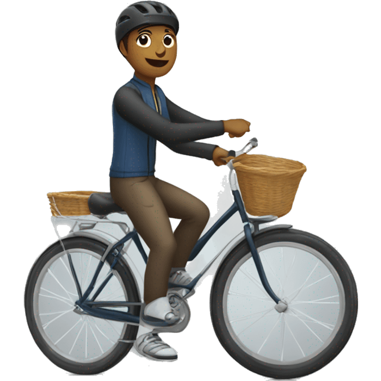 Moi sur un vélo  emoji