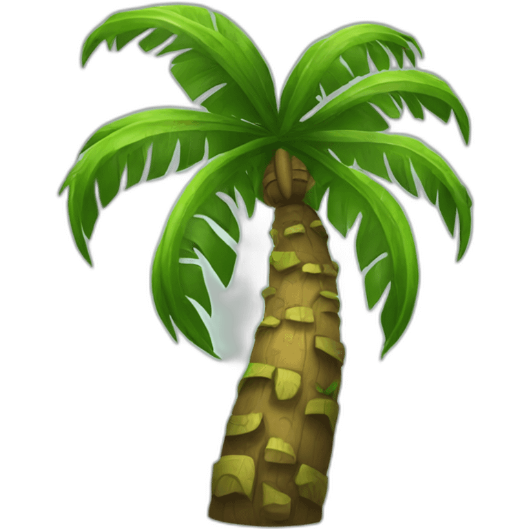 tiki-palm-tree emoji