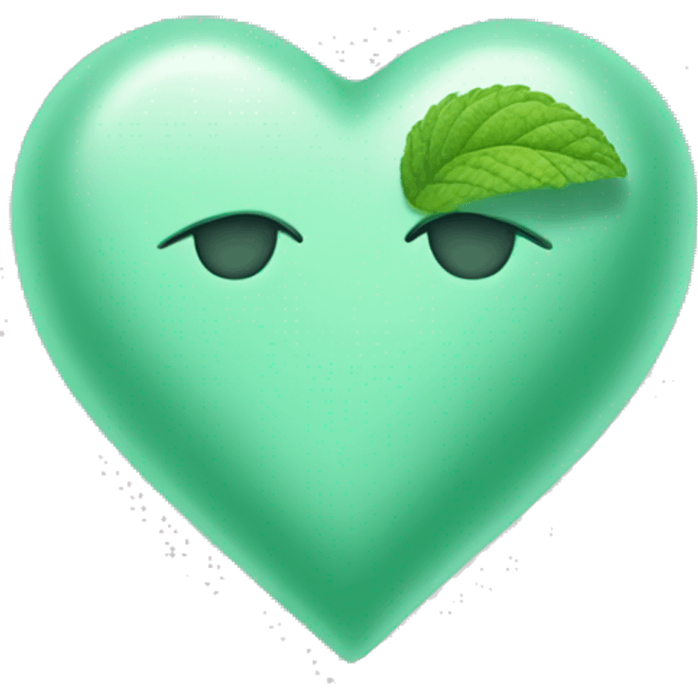 mint heart emoji