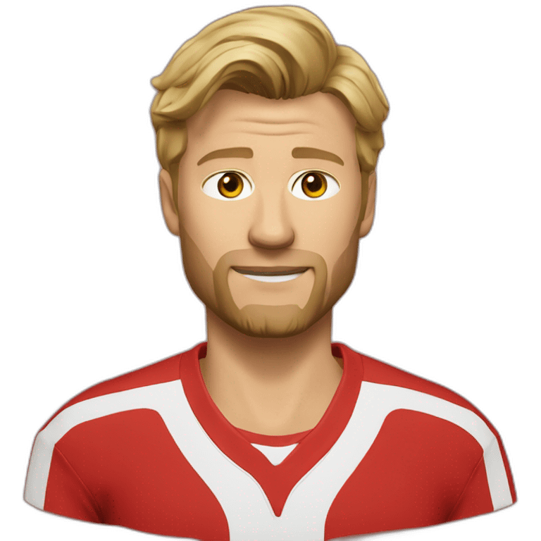 Rasmus Højlund red shirt emoji