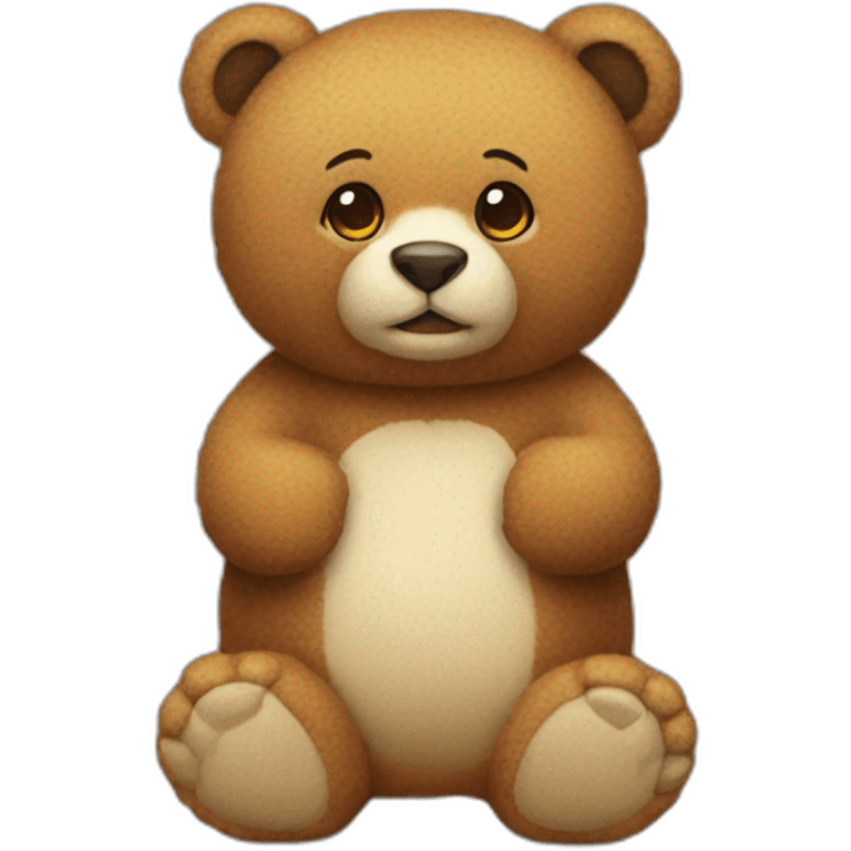 ours en peluche emoji