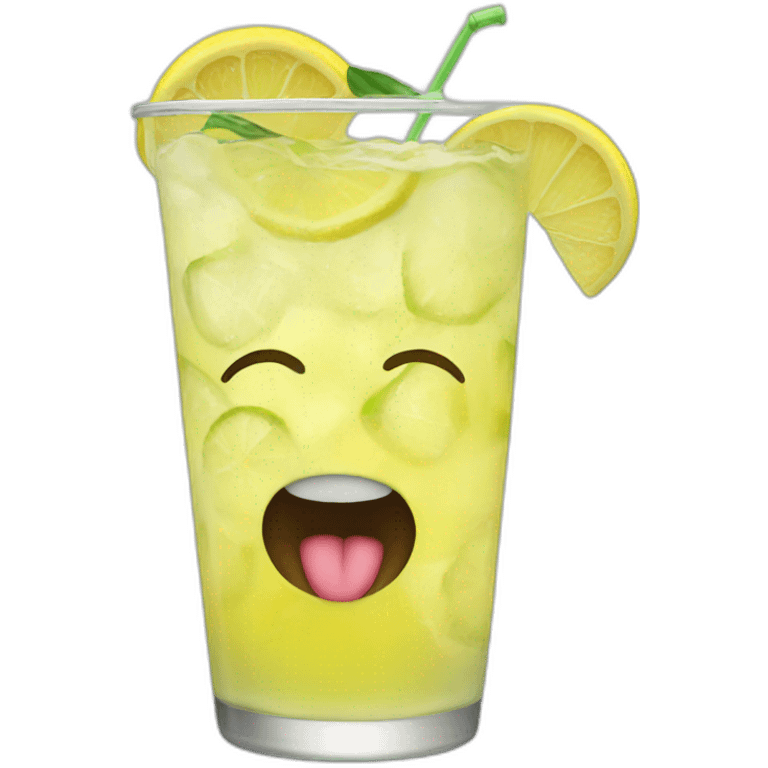 crazy lemonade emoji