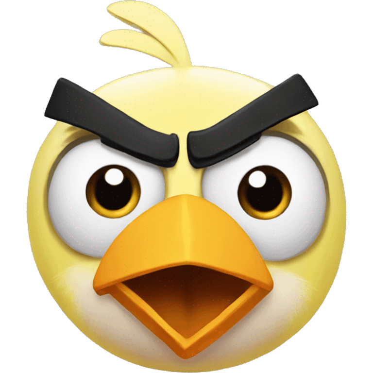 angry birds chuck emoji