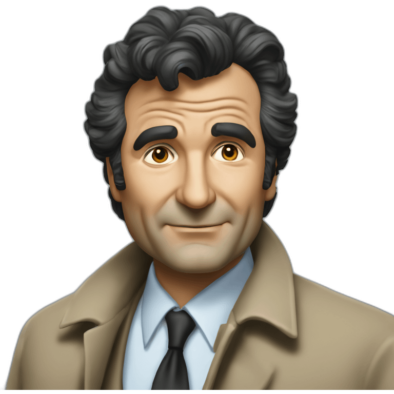 Detective Columbo Peter falk emoji