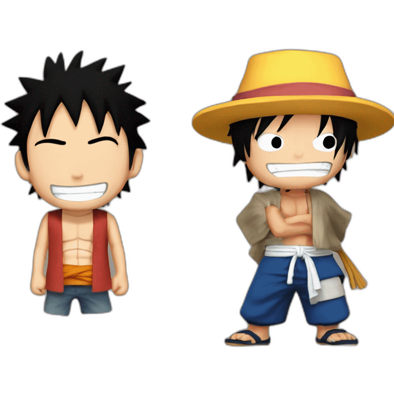 Luffy et Naruto emoji