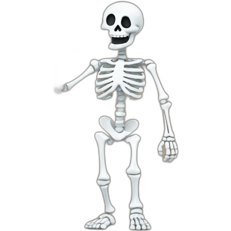 Skeleton with thumbs up  emoji