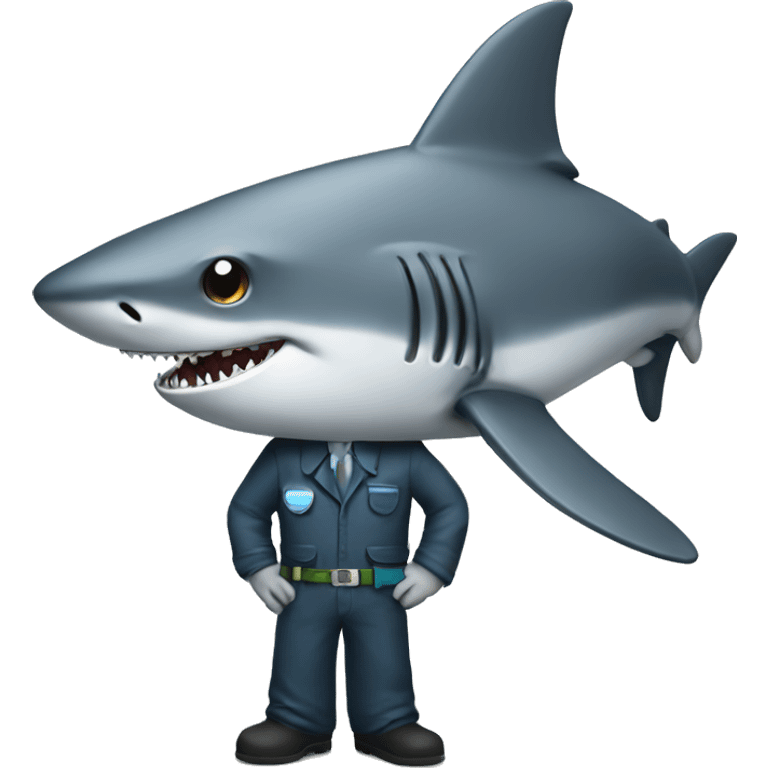 engineer shark emoji