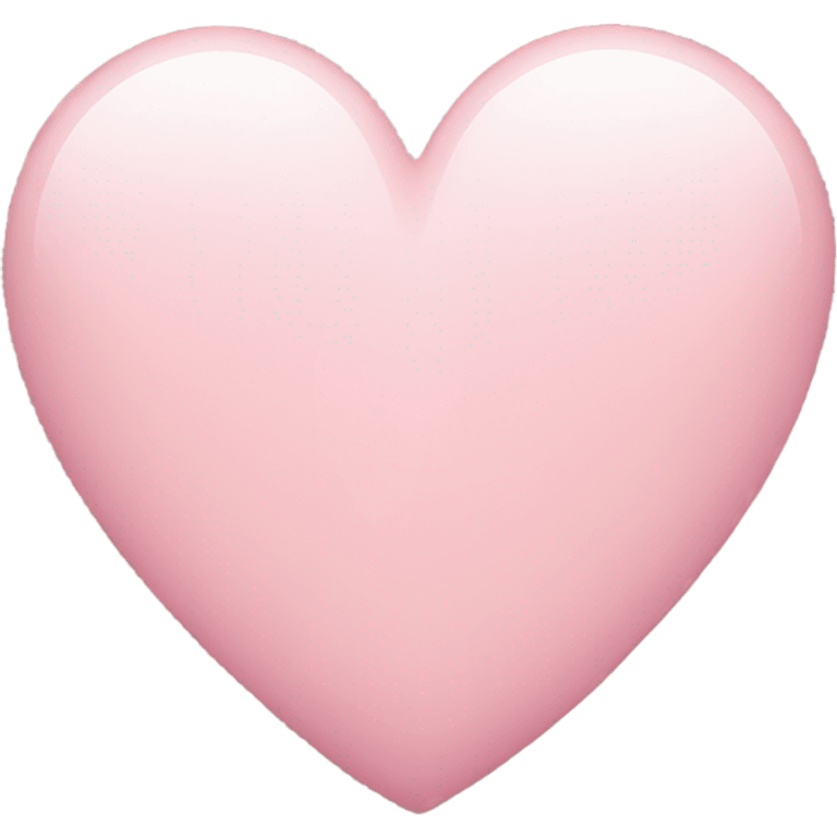 light pink heart  emoji