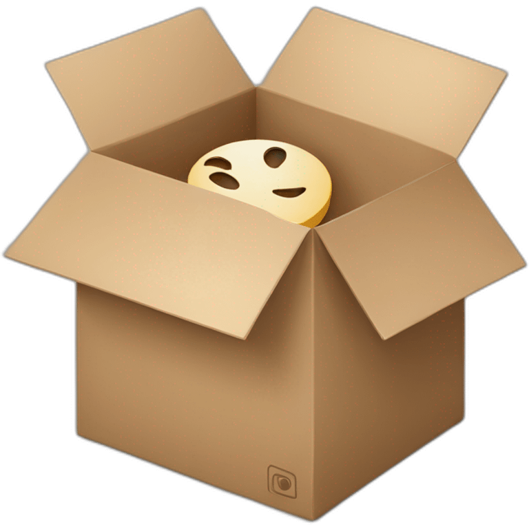 circle surrounding a box emoji