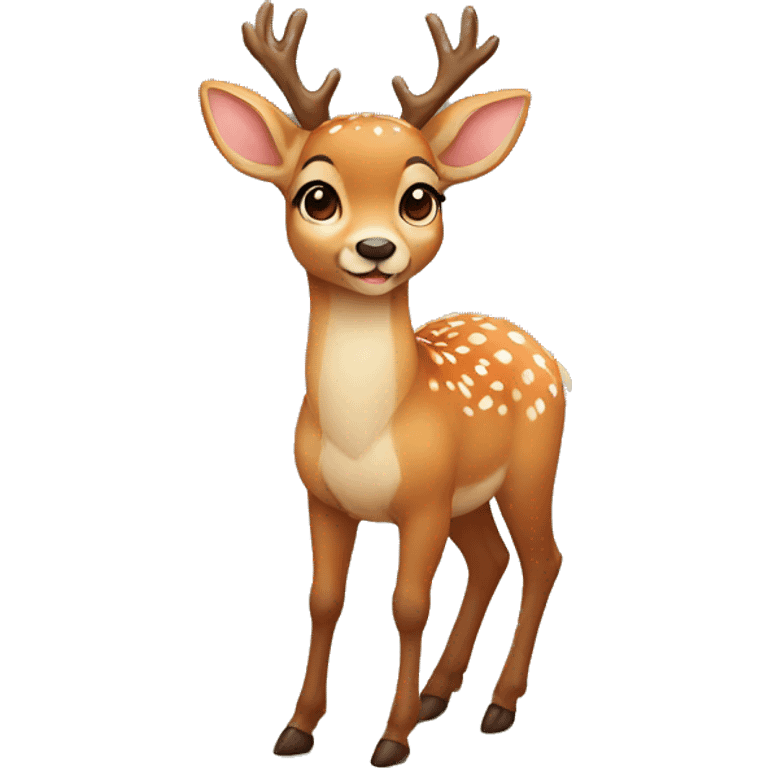 Cute deer emoji