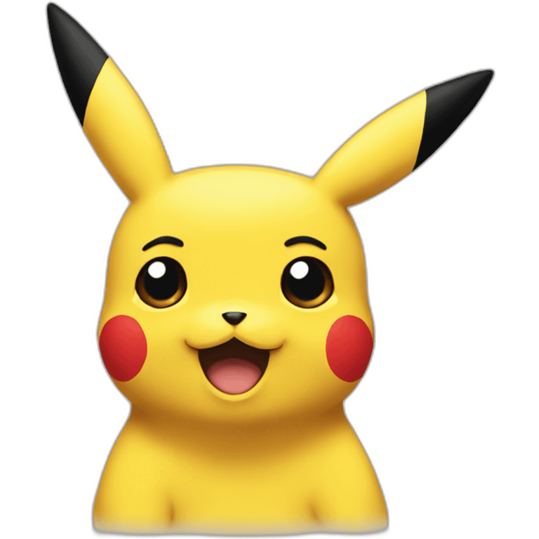 head of pikachu emoji