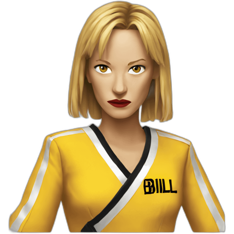 uma thurman, kill bill emoji