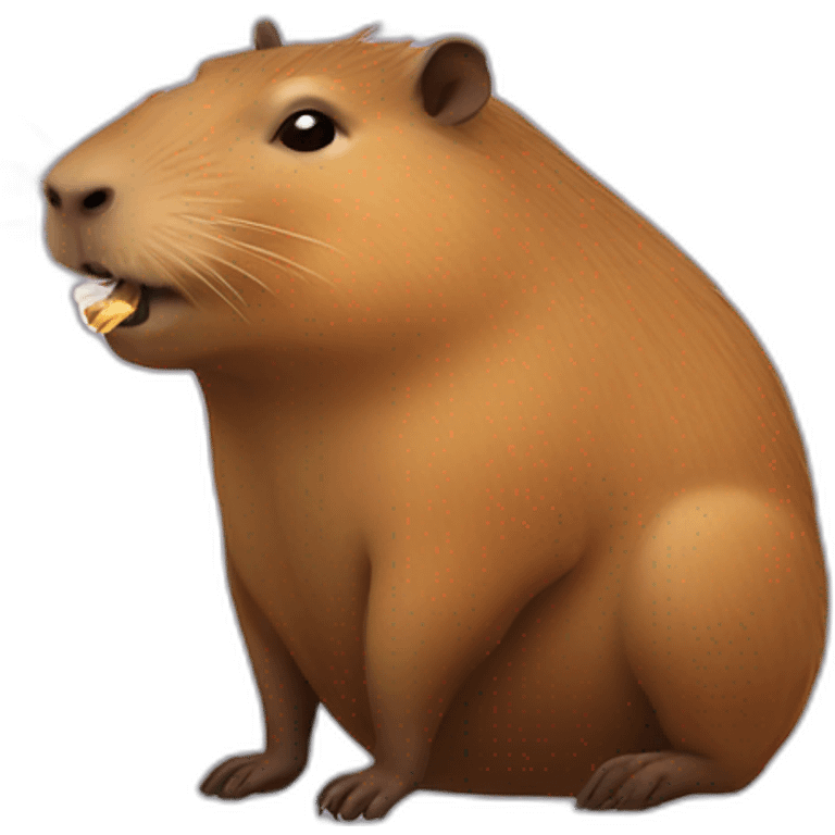 capybara smoking emoji