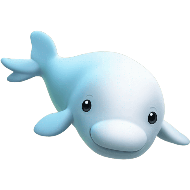 Beluga whale emoji