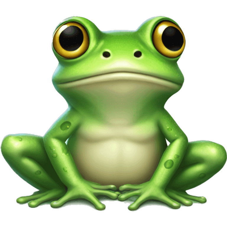 a fairy frog emoji