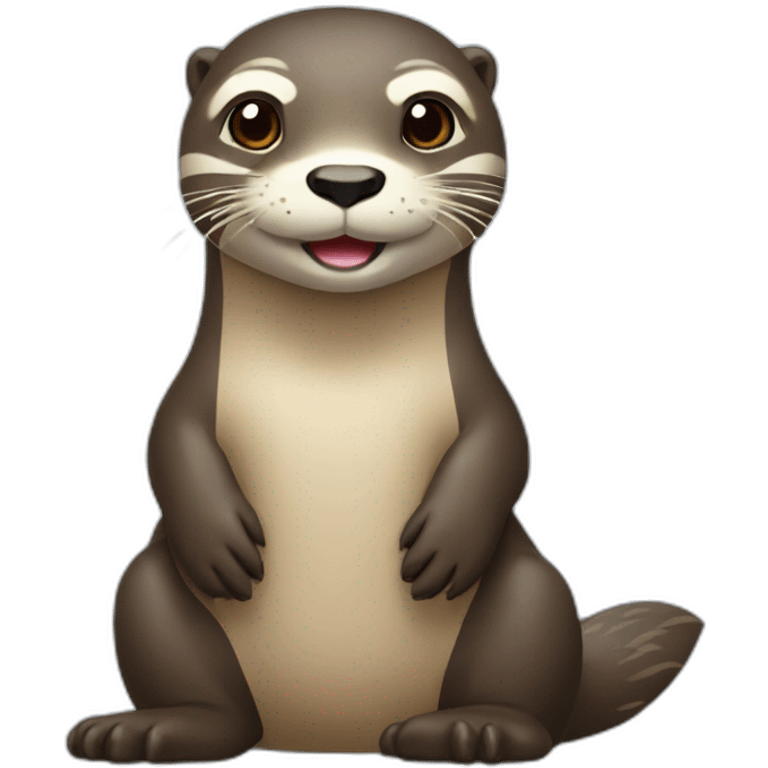 Une loutre  emoji