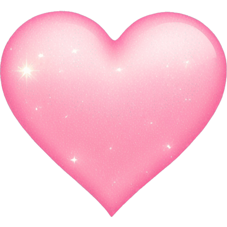 light pink heart emoji with sparkles emoji