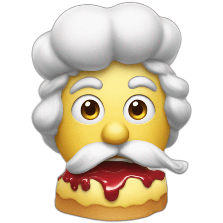 Schtroumpf gourmand emoji