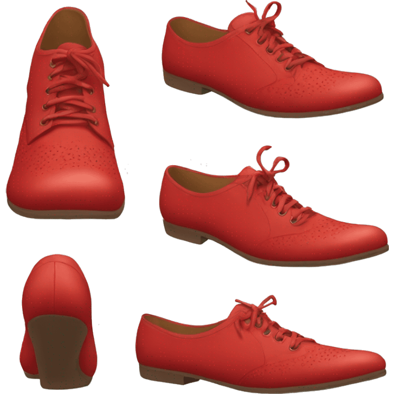 red shoes emoji