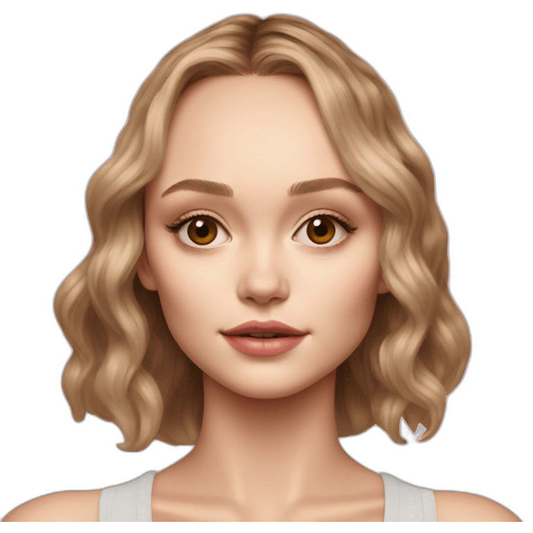 Lily rose depp the idol emoji