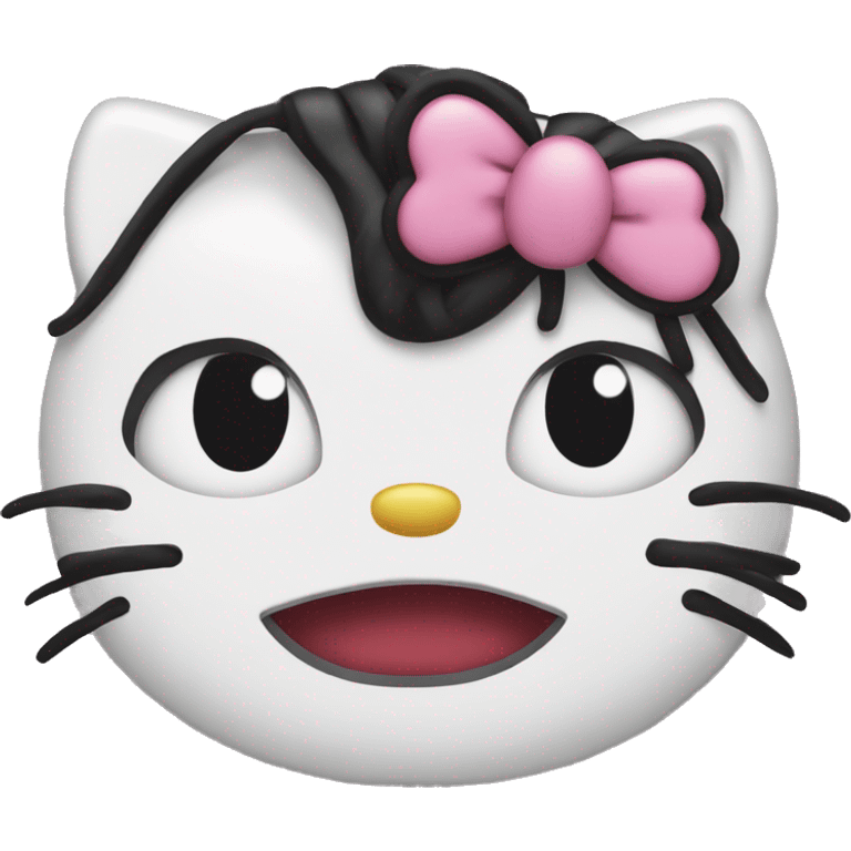 Hello Kitty mad emoji