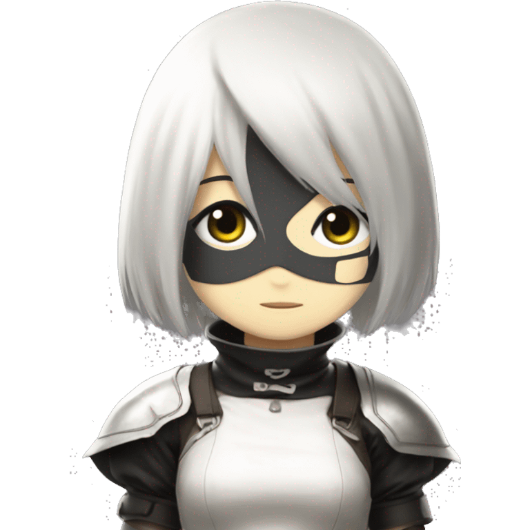 2B from NieR Automata emoji