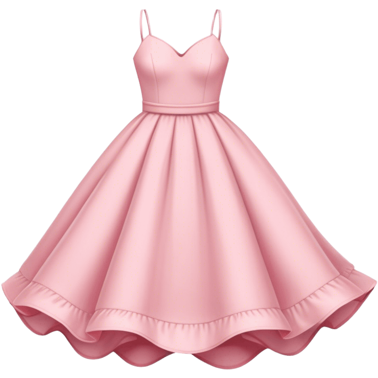 pastel pink spring dress floating in the air emoji