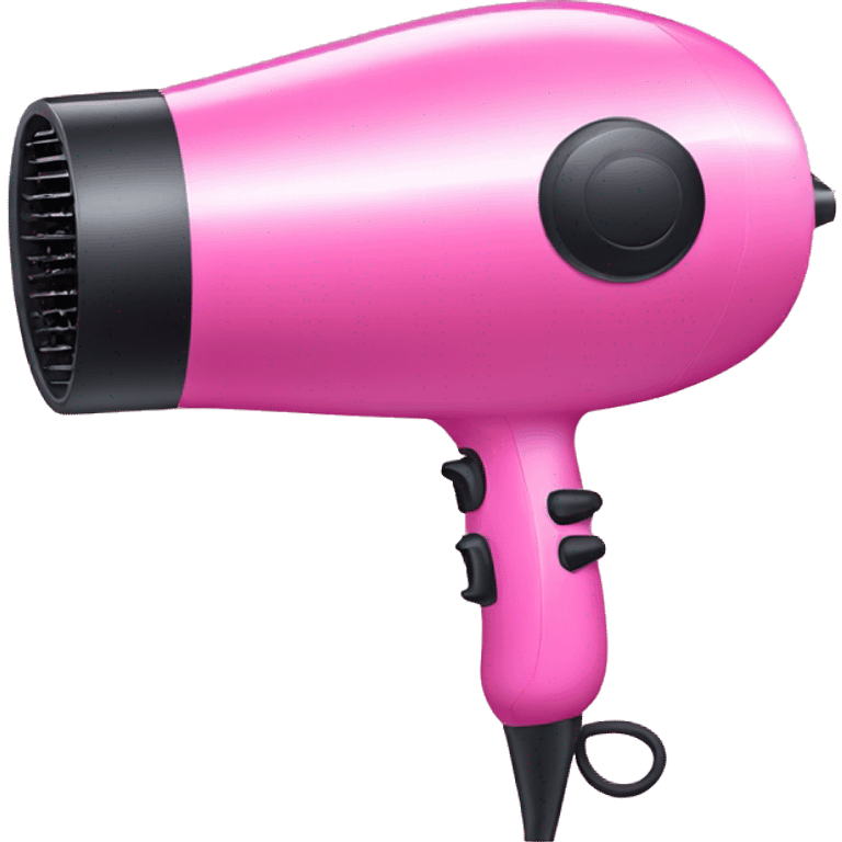 Pink blow dryer  emoji