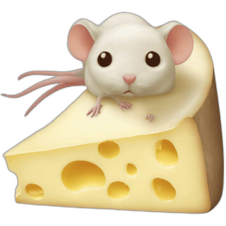 dead rat raclette cheese emoji