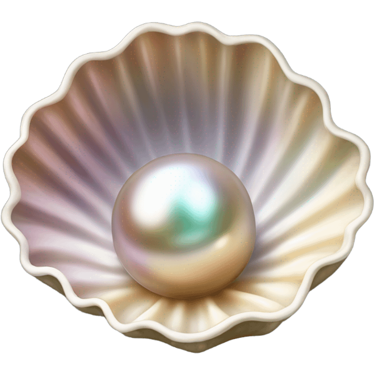 Clam with pearl emoji