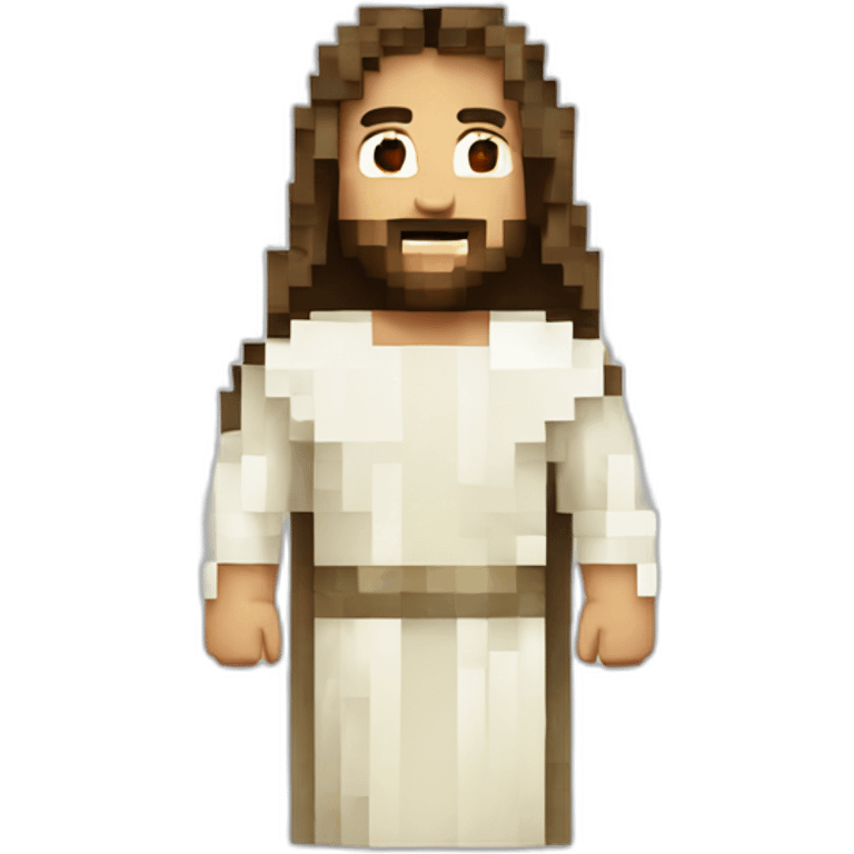 Pixelated jesus emoji