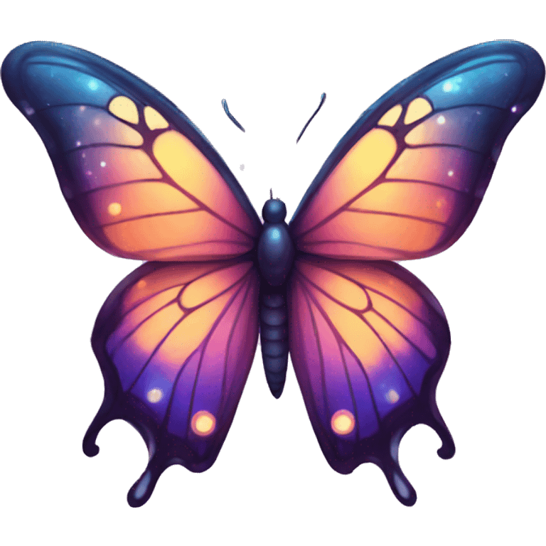 Shiny Nebula Butterfly emoji