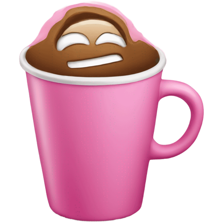 pink coffee emoji