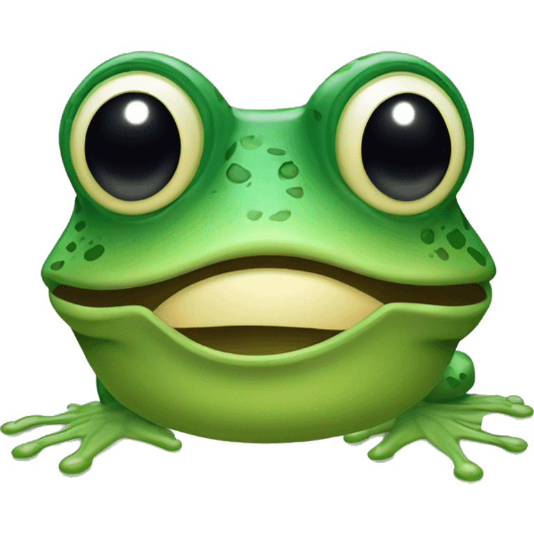 Une grenouille avec un masque de plongée  emoji