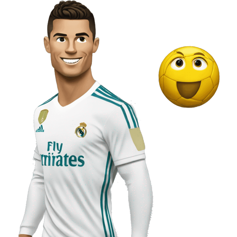 Cristiano Ronaldo in real madrid emoji