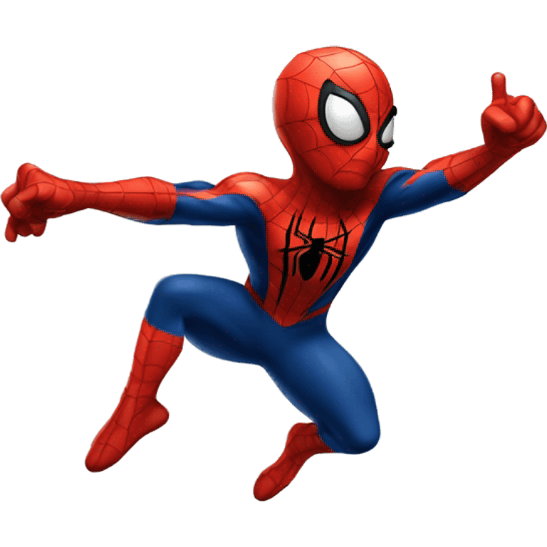 spiderman dabbing emoji