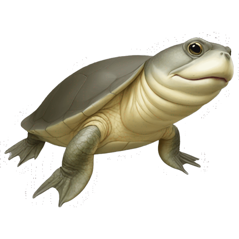 Softshell turtle emoji