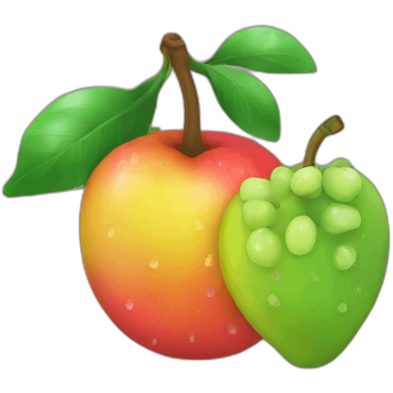 rainbow fruit emoji