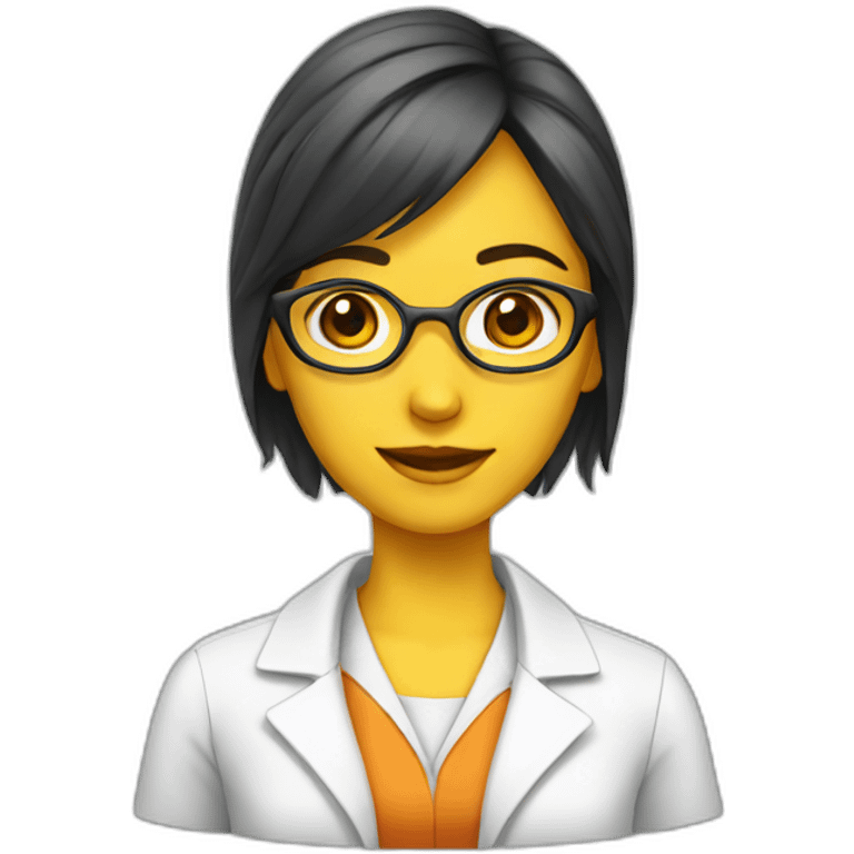 chemist girl emoji